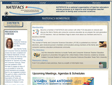 Tablet Screenshot of natefacs.org